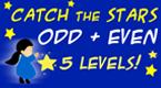 odd and even numbers - catch the stars