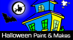 more halloween paint and makes